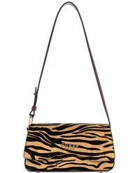 Guess - Domitilla Small Flap Shoulder Bag - Lyst