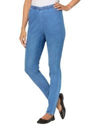 Woman Within - Within Fineline Denim jegging - Lyst
