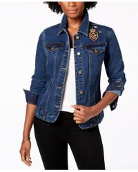 charter club white denim jacket