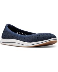 Clarks - Cloudsteppers Breeze Roam Perfed Flats - Lyst