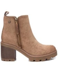 Xti - Suede Ankle Booties Refresh Collection By - Lyst