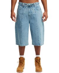 Cotton On - Super baggy Jean Shorts - Lyst