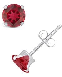 Macy's - Gemstone Stud Earrings - Lyst