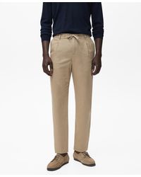 Mango - Drawstring Slim-fit Pants - Lyst