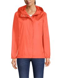 Lands' End - Packable Water Resistant Upf 50 Windbreaker Jacket - Lyst