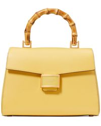 Kate Spade - Katy Textured Leather Small Top Handle Bag - Lyst