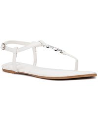 New York & Company - Kaia T-strap Sandal With Metal Hardware - Lyst