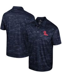 Colosseum Athletics - Ole Miss Rebels Daly Print Polo - Lyst