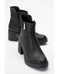 Prologue Shoes - Rashe Block Heel Zip Boot () - Lyst