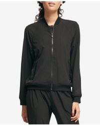 dkny sport graphic bomber jacket