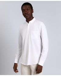 Kenneth Cole - Slim-fit Plain Performance Long-sleeve Button-down Shirt - Lyst