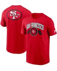 Nike - San Francisco 49ers Rewind Front And Back Hit Essential T-shirt - Lyst