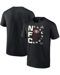 Fanatics - San Francisco 49ers 2023 Nfc Champions Right Side Draw T-shirt - Lyst