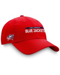 Fanatics - Columbus Blue Jackets Authentic Pro Rink Adjustable Hat - Lyst