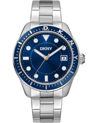 DKNY - Crosby Sport Stainless Steel Bracelet Watch - Lyst