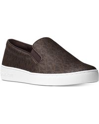 Michael Kors - Keaton Slip On Faux Leather Slip On Casual And Fashion Sneakers - Lyst