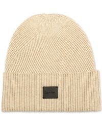 Calvin Klein - Side Transfer Cuff Beanie - Lyst