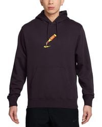 Nike - Sportswear Club Fleece Pullover Graphic Hoodie - Lyst
