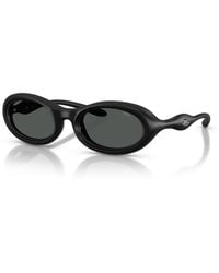 DIESEL - Oval Sunglasses - Lyst