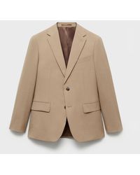 Mango - Slim-fit Wool Blazer - Lyst