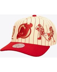 Mitchell & Ness - New Jersey Devils Retro Roots Stripe Pro Snapback Hat - Lyst