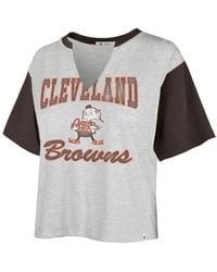 47 Brand Cleveland Browns Tee - Brown - Small