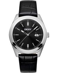 DKNY - Modernist Classics Leather Strap Watch - Lyst