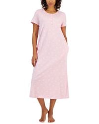 Charter Club - Cotton Printed Nightgown - Lyst