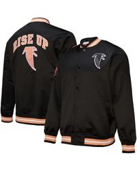 Mitchell & Ness - Atlanta Falcons Double Down Satin Full-snap Jacket - Lyst