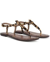 Sam Edelman - Gigi T-strap Flat Sandals - Lyst