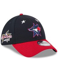 KTZ - Navy/red Los Angeles Angels 2025 Mlb All-star Game Workout 39thirty Flex Hat - Lyst