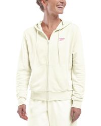 Reebok - French Terry Zip-front Hoodie - Lyst