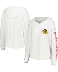 Concepts Sport - Chicago Blackhawks Accord Hacci Long Sleeve Hoodie Top - Lyst