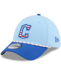 KTZ - Light Blue/blue Cleveland Guardians 2025 Fourth Of July 39thirty Flex Hat - Lyst
