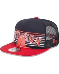 KTZ - Boston Red Sox Speed Golfer Trucker Snapback Hat - Lyst