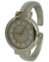 Olivia Pratt - Thin Metal Bangle Watch - Lyst