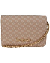 Bebe - Adela Monogram Mini Crossbody Bag - Lyst