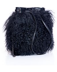 Julia & Stella By Maximilian - Shearling Bag - Lyst