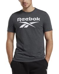 Reebok - Slim-fit Identity Big Logo Short-sleeve T-shirt - Lyst