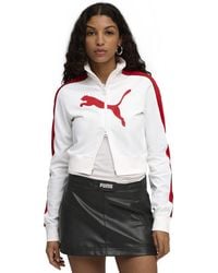 PUMA - Future Archive T7 Slim Cropped Track Jacket - Lyst