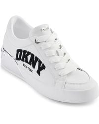 DKNY - Maben Varsity Lace-up Sneakers - Lyst