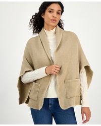 Style & Co. - Solid Scarf Wrap With Pockets - Lyst