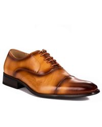Gino Vitale - Lace-up Cap Toe Dress Oxfords Shoes - Lyst