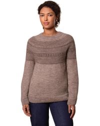 Celtic & Co. - British Wool Yoke Pattern Sweater - Lyst
