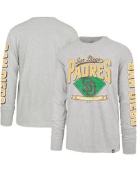 '47 - San Diego Padres Fair Ball Franklin Long Sleeve T-shirt - Lyst