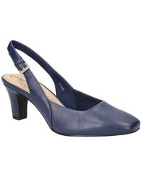 Easy Street - Ritsa Square Toe Slingback Pumps - Lyst