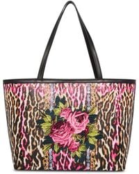 Betsey Johnson - Leopard Embroidered Patch Tote - Lyst
