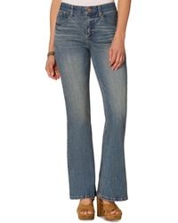 Democracy - Petite "ab"solution High Rise Out There Flare Jeans - Lyst