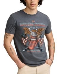 Lucky Brand - Rolling Stones Short Sleeve Crewneck Eagle Graphic T-shirt - Lyst