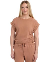 Wilt - Round Neck Side Drawstrings Tee - Lyst